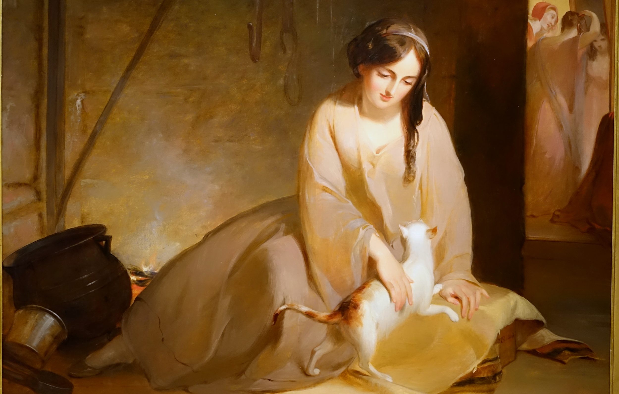 Cinderella at the Kitchen Fire by Thomas Sully, 1843, Dallas Museum of Art